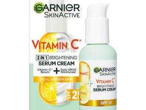 Garnier Κρέμα Ορός Με Βιταμίνη C Και SPF25 Για Λάμψη 50ml